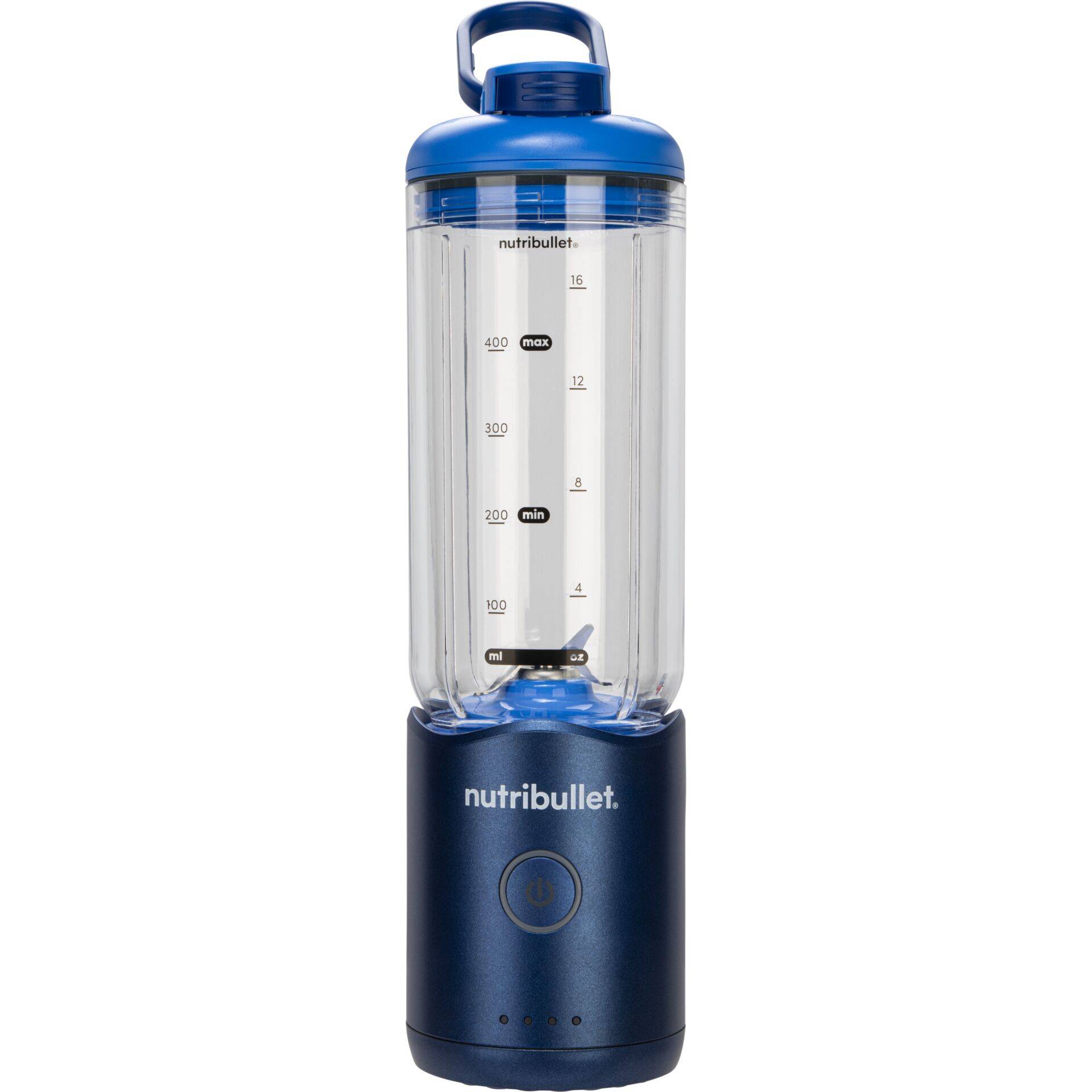 NutriBullet NBP013BL, Tragbarer Mixer, 0,59 l, Eis-Crusher, Blau-0
