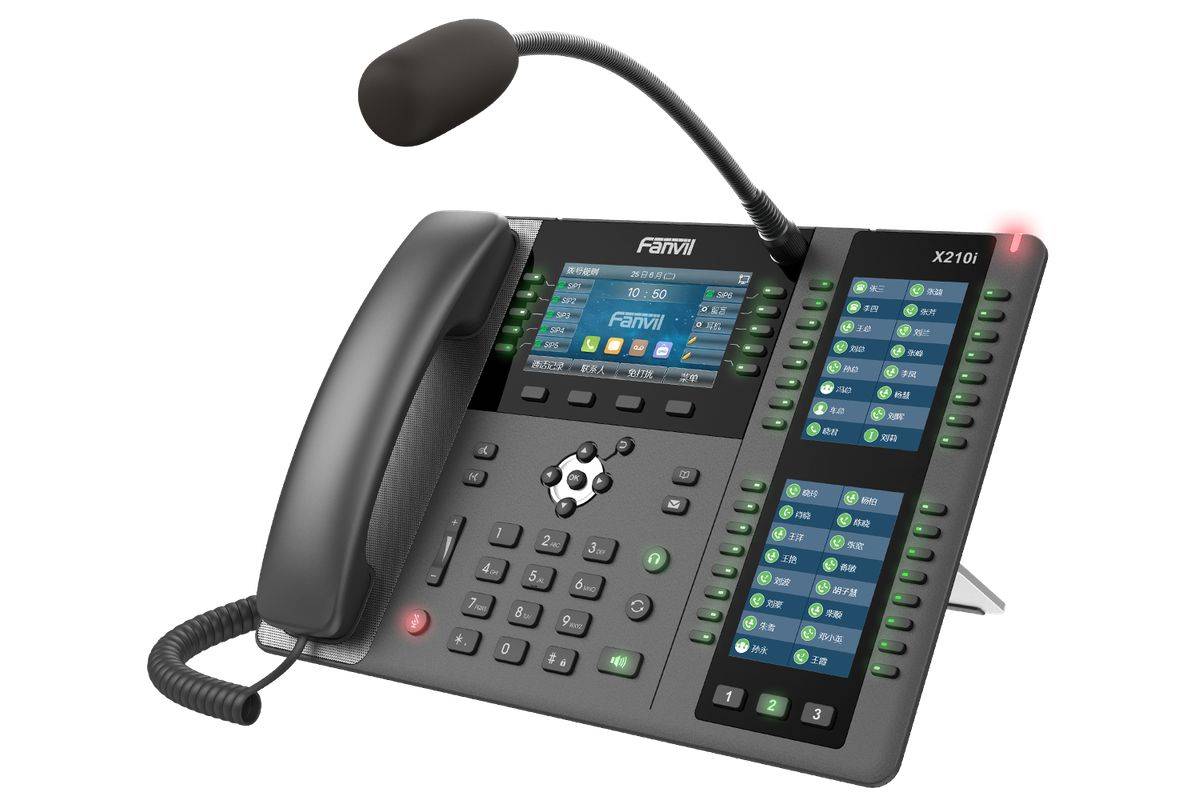 Fanvil SIP-Phone X210i schwarz-0