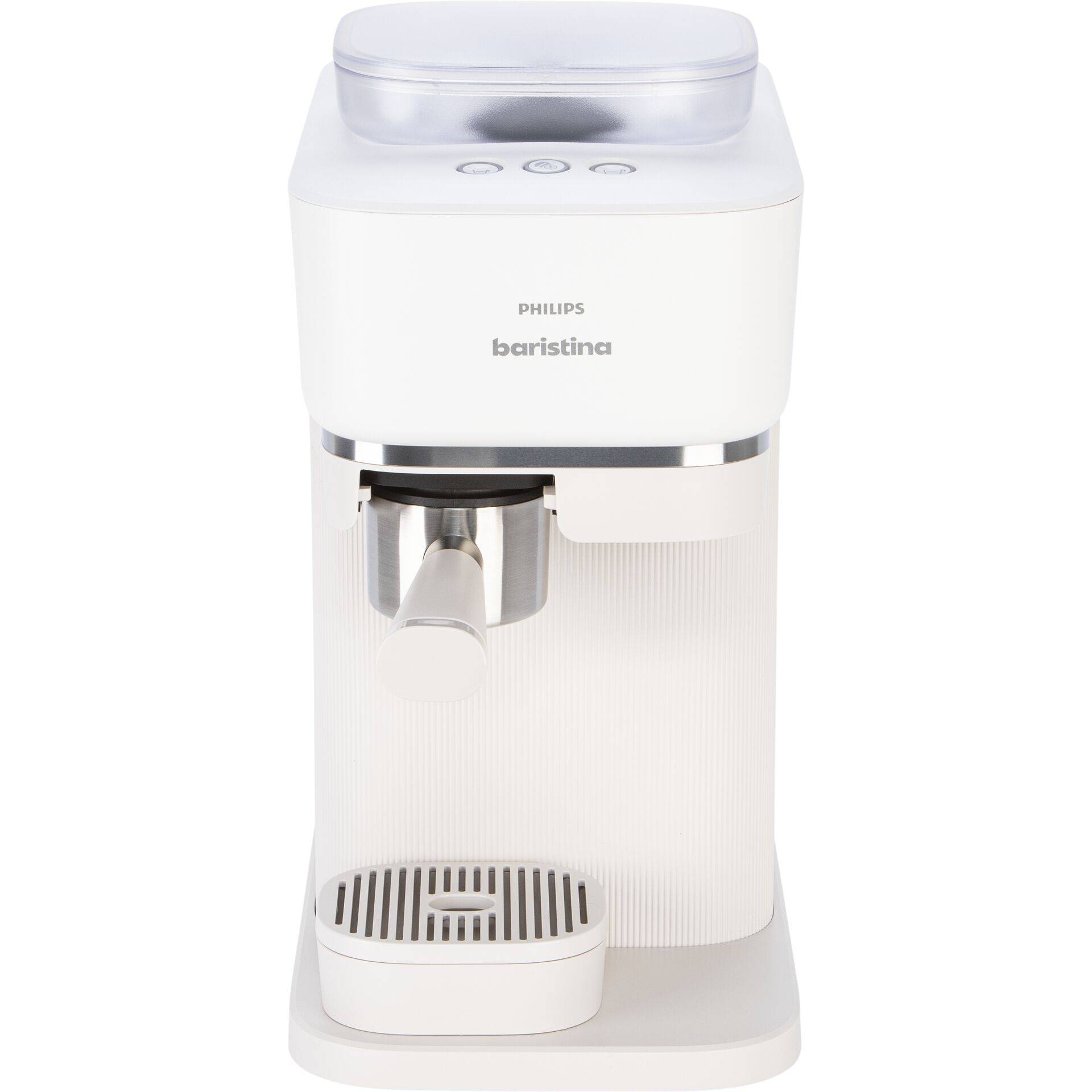 Philips Baristina BAR300/00 Espressomaschine, Espressomaschine, 1,2 l, Kaffeebohnen, Eingebautes Mahlwerk, Weiß-0
