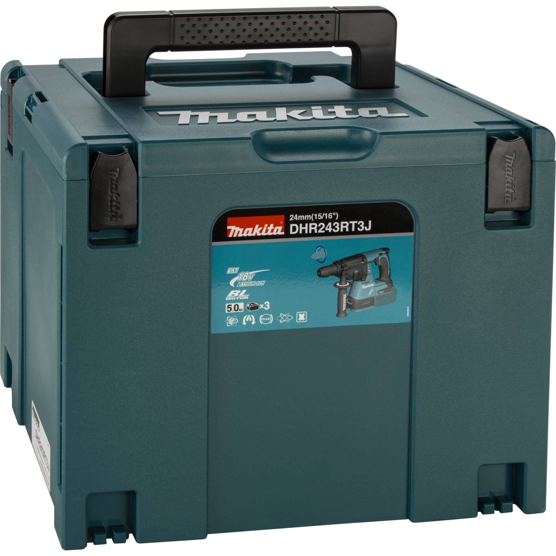 MAKITA DHR243RT3J Akku-Kombihammer 18V / 5,0 Ah, 3 Akkus + Ladegerät im MAKPAC S-0