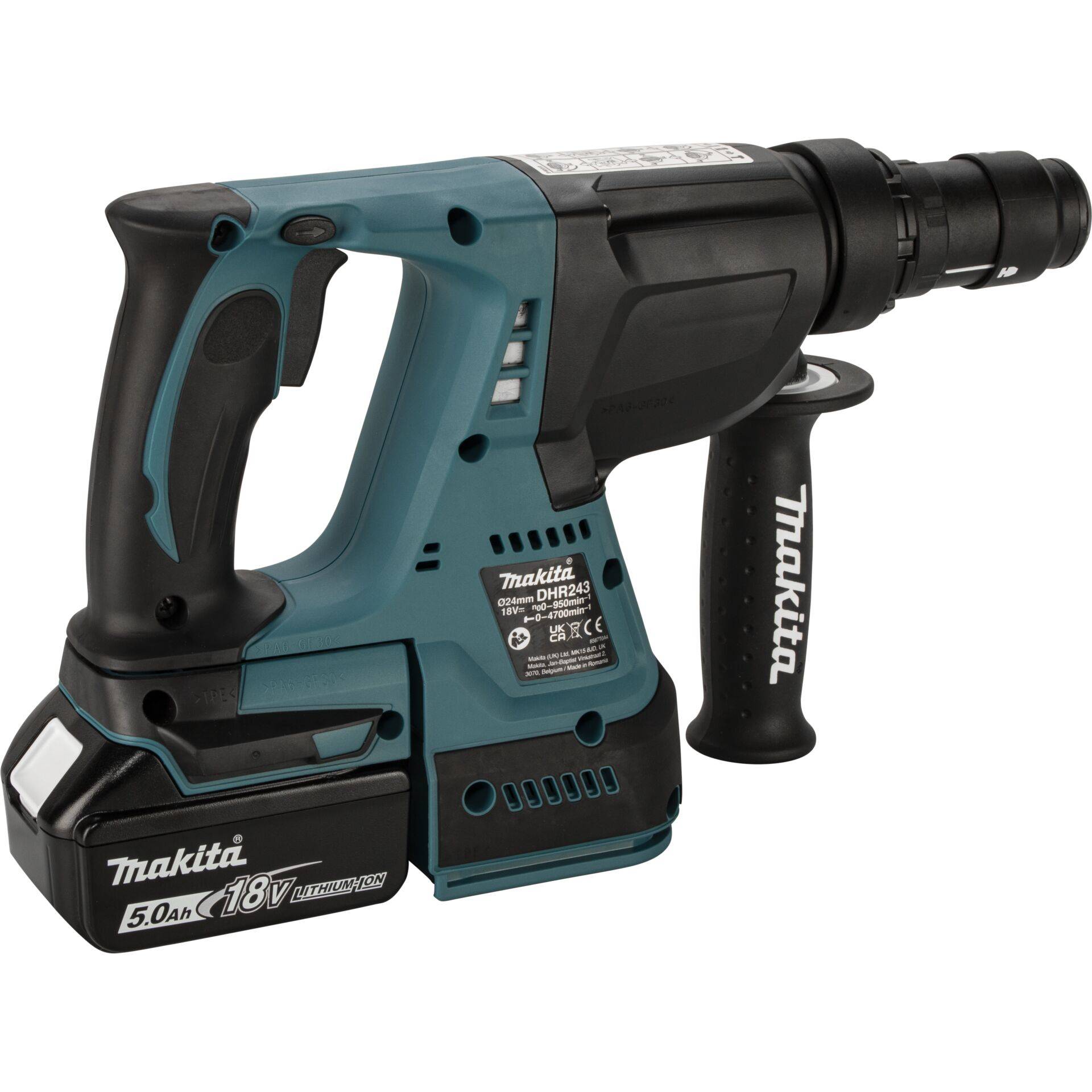 MAKITA DHR243RT3J Akku-Kombihammer 18V / 5,0 Ah, 3 Akkus + Ladegerät im MAKPAC S-1