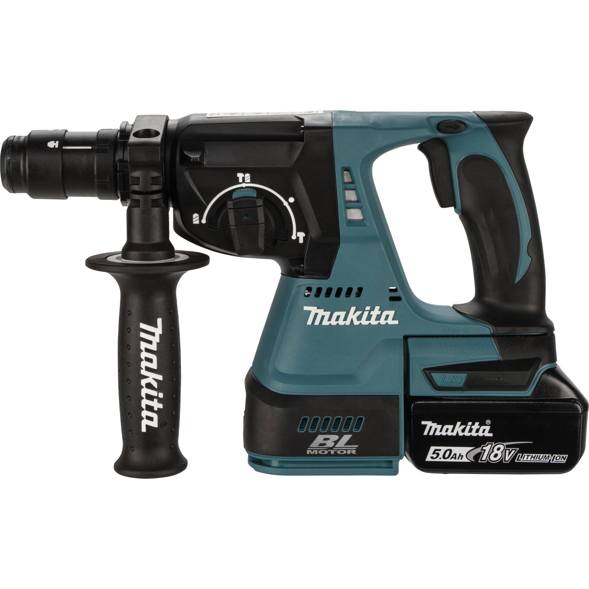 MAKITA DHR243RT3J Akku-Kombihammer 18V / 5,0 Ah, 3 Akkus + Ladegerät im MAKPAC S-2