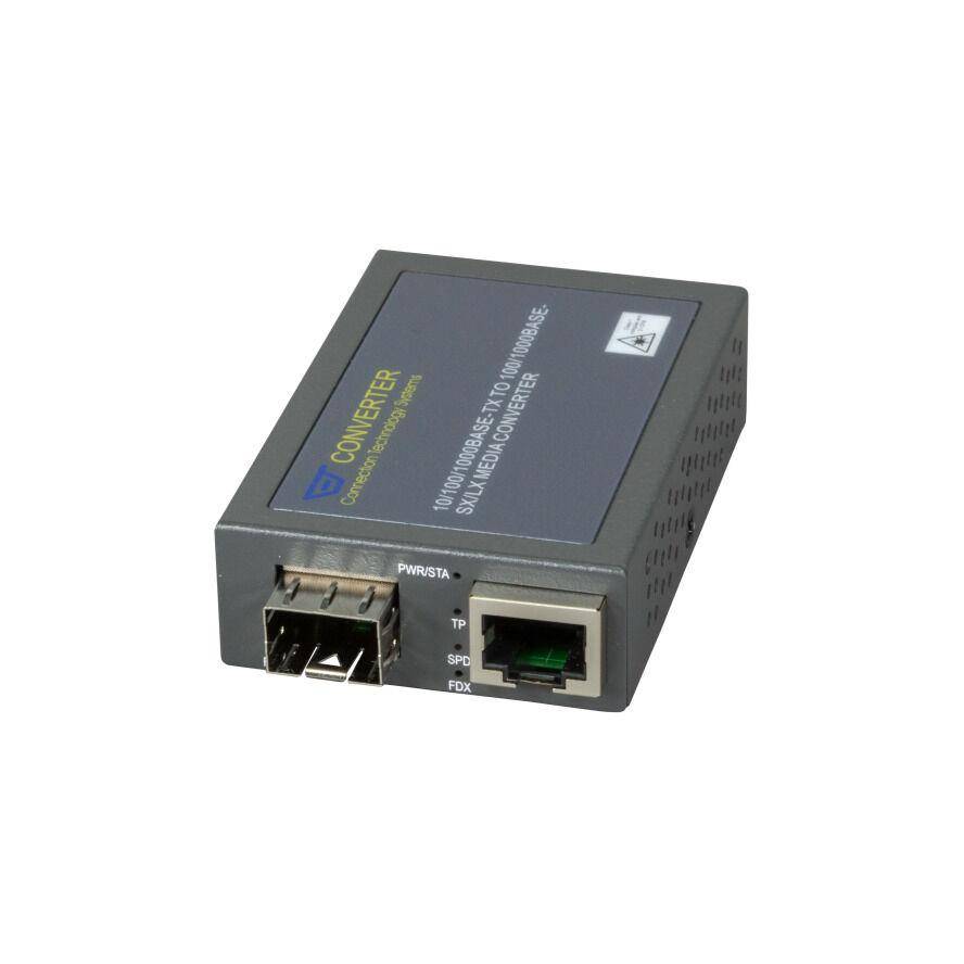 EFB-Elektronik MCT-3002SFP-DR, Kompakt Media Konverter RJ45-SFP, 100/1000Mbps-0