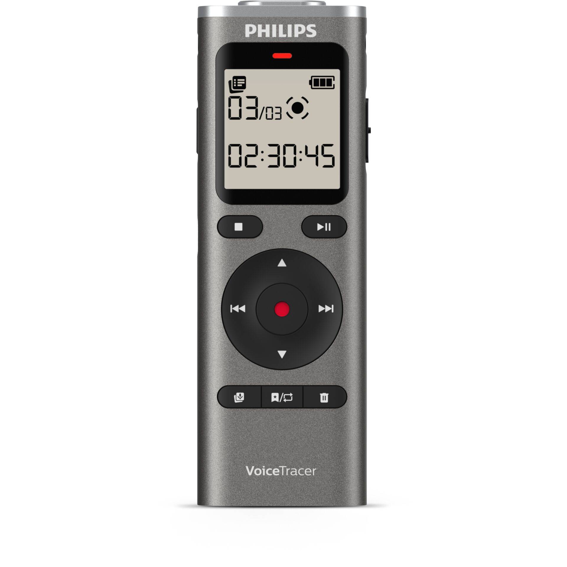 PHILIPS - DVT1170 VoiceTracer Audio-Recorder - Recorder - PCM-0