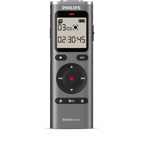 PHILIPS - DVT1170 VoiceTracer Audio-Recorder - Recorder - PCM