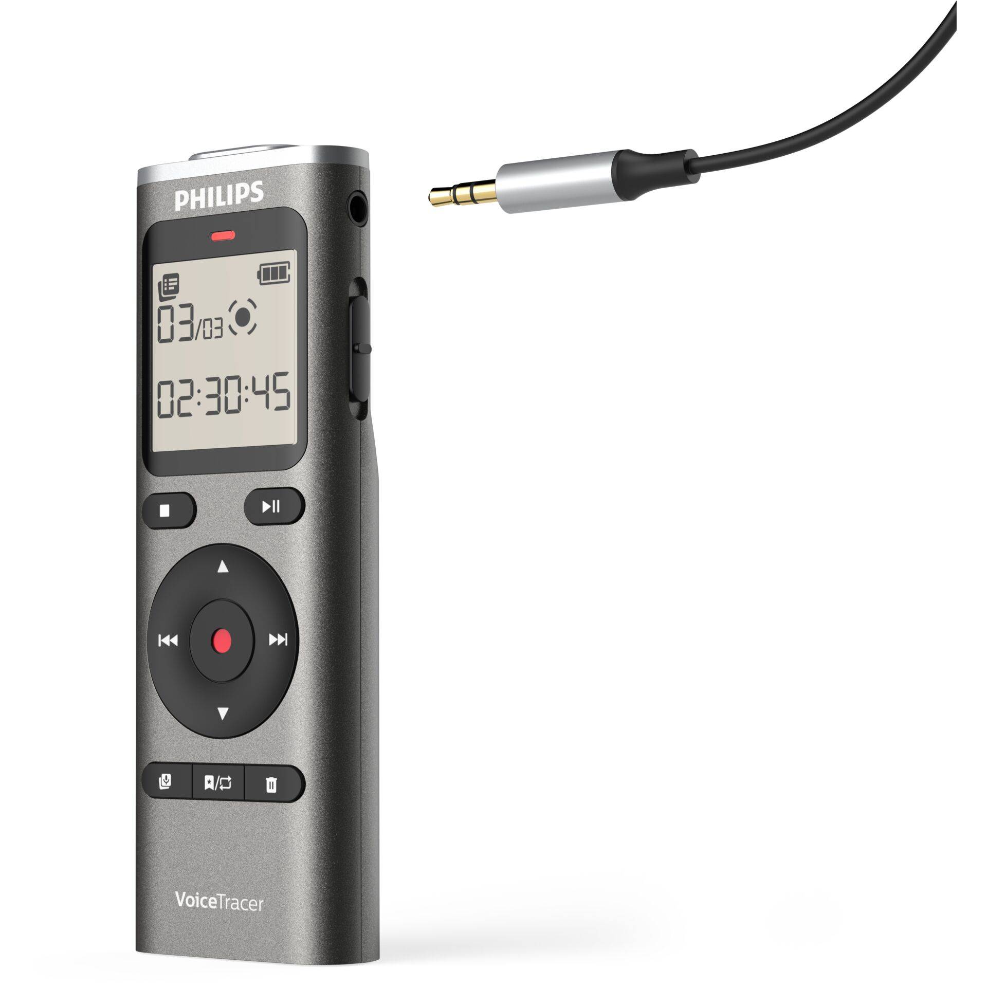 PHILIPS - DVT1170 VoiceTracer Audio-Recorder - Recorder - PCM-2