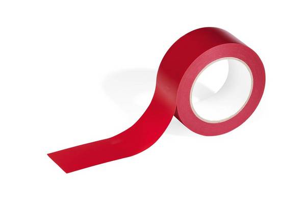 DURABLE Duraline Basic Bodenmarkierungsband 50 mm x 33 m rot 104403
