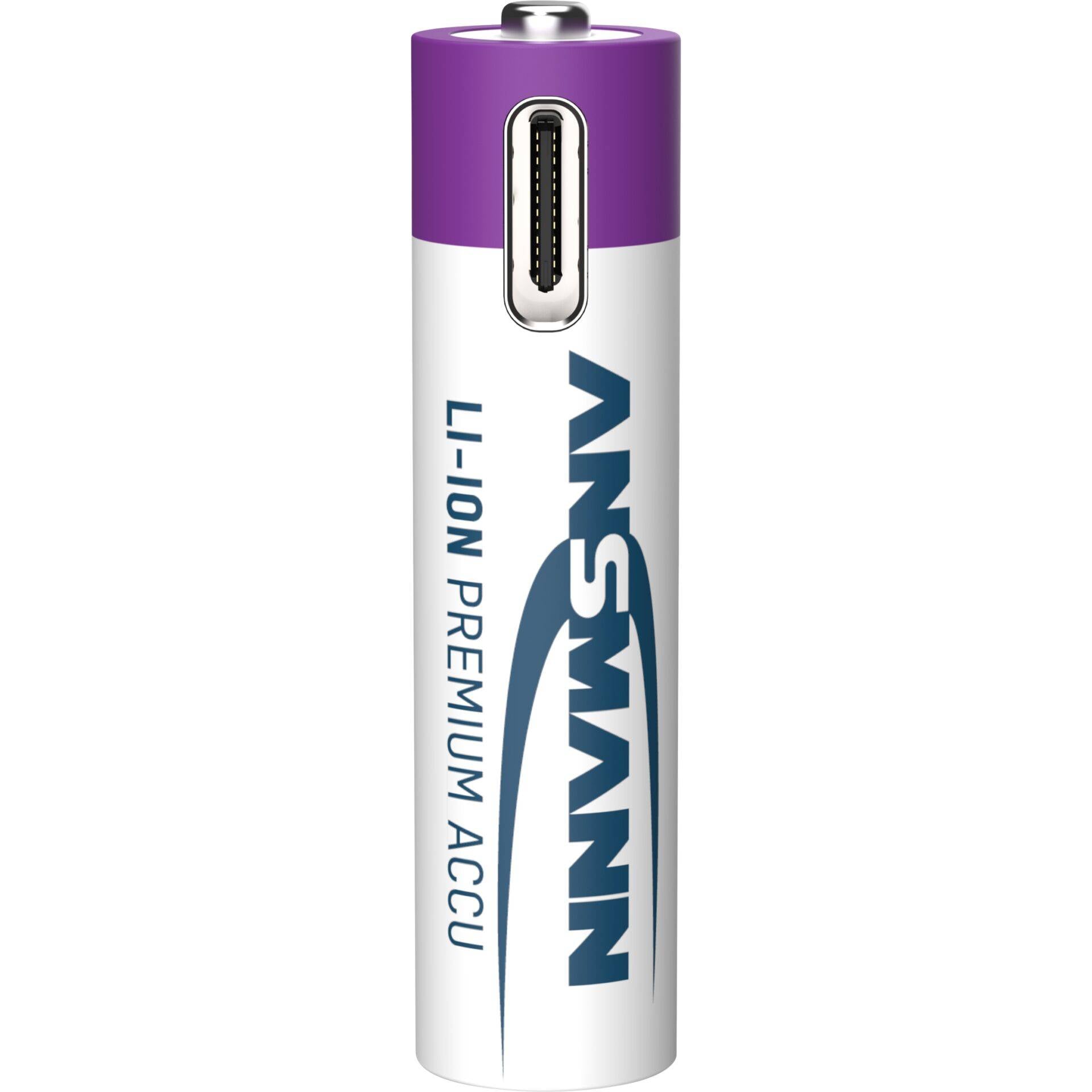 ANSMANN 1311-0028 Li-Ion Akkus Micro AAA Typ 500-1