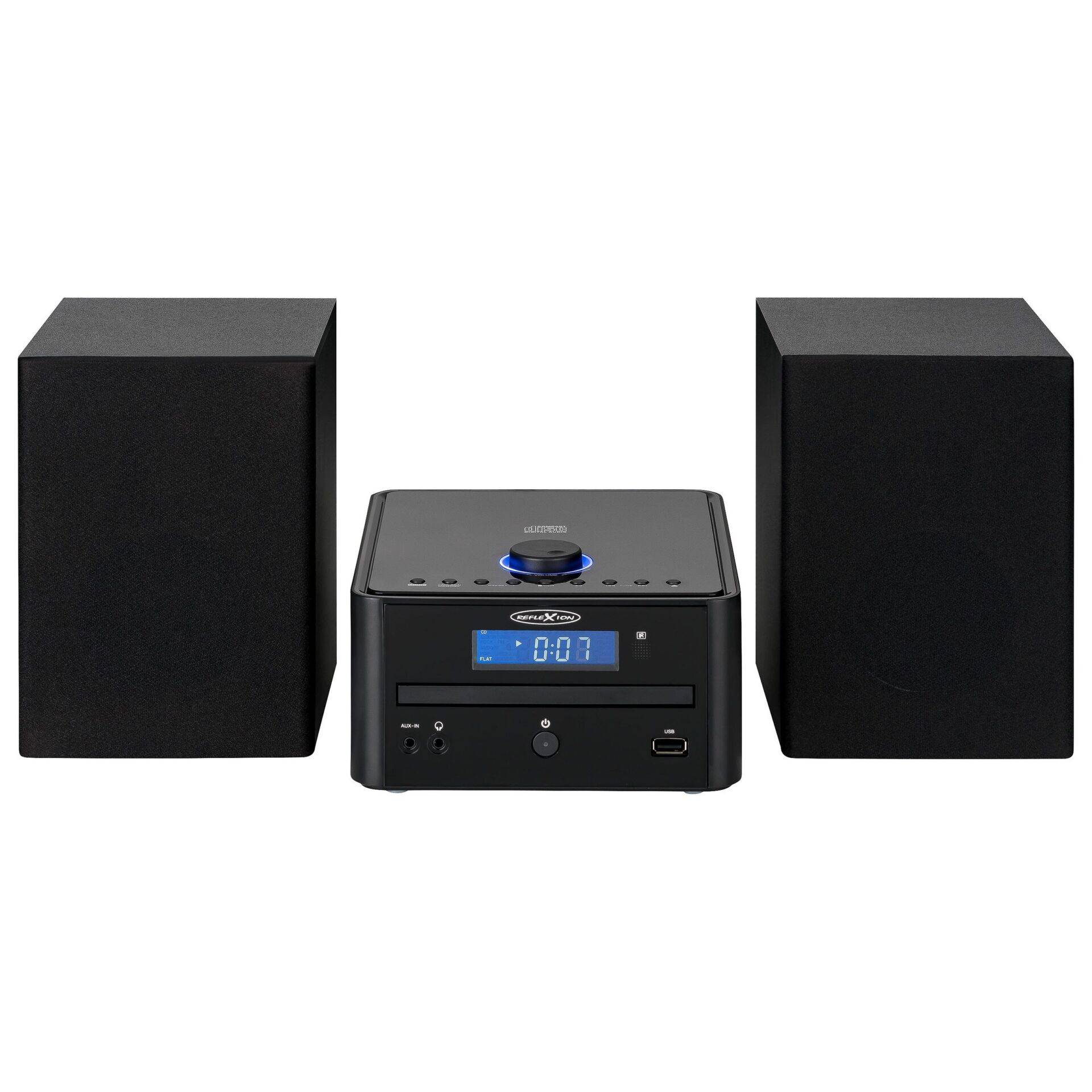 Reflexion HIF79FM Stereo System FM Bluetooth USB MP3 CD AUX Incl. Remote-0