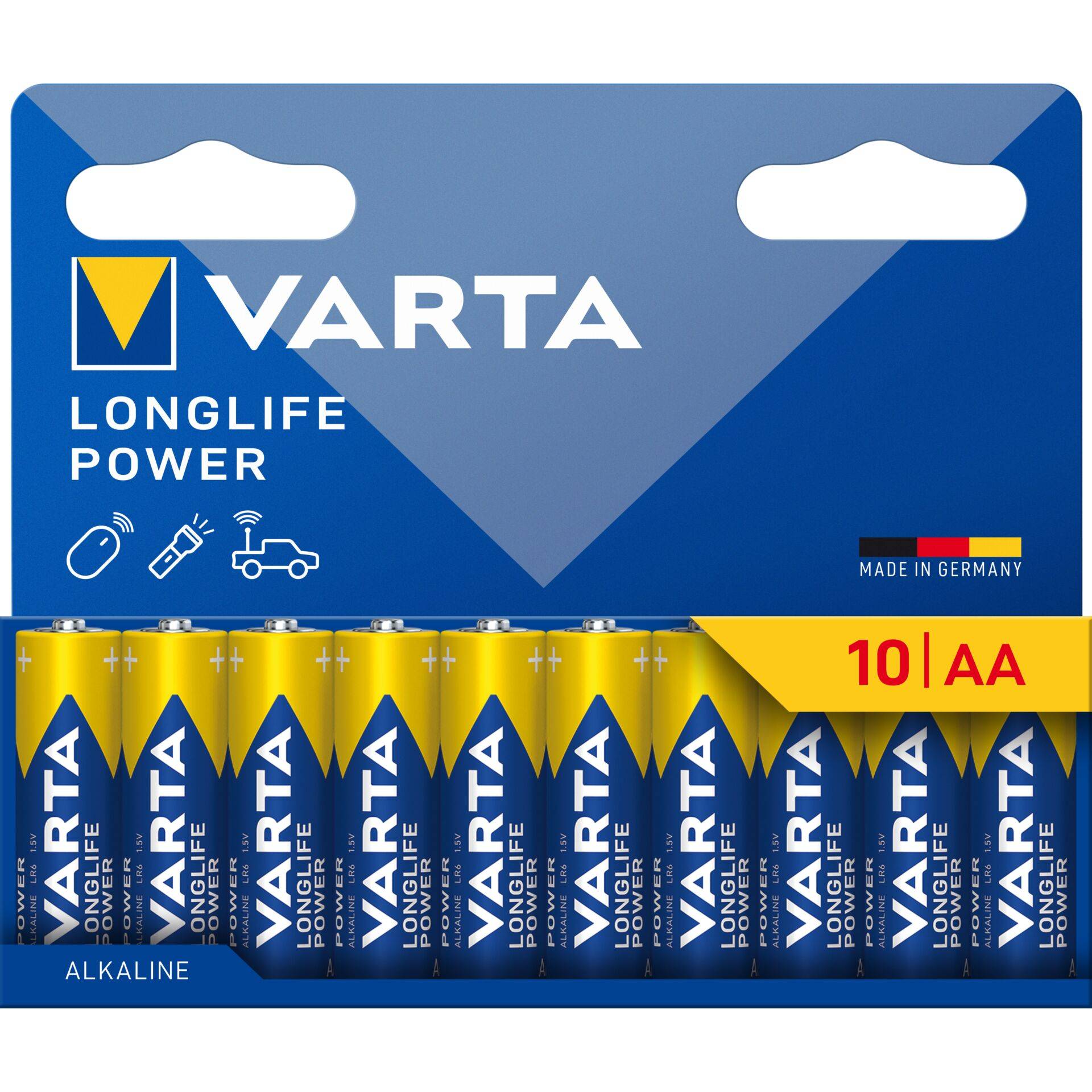 1St. Varta 4906 Longlife Power Mignon AA Pack 10