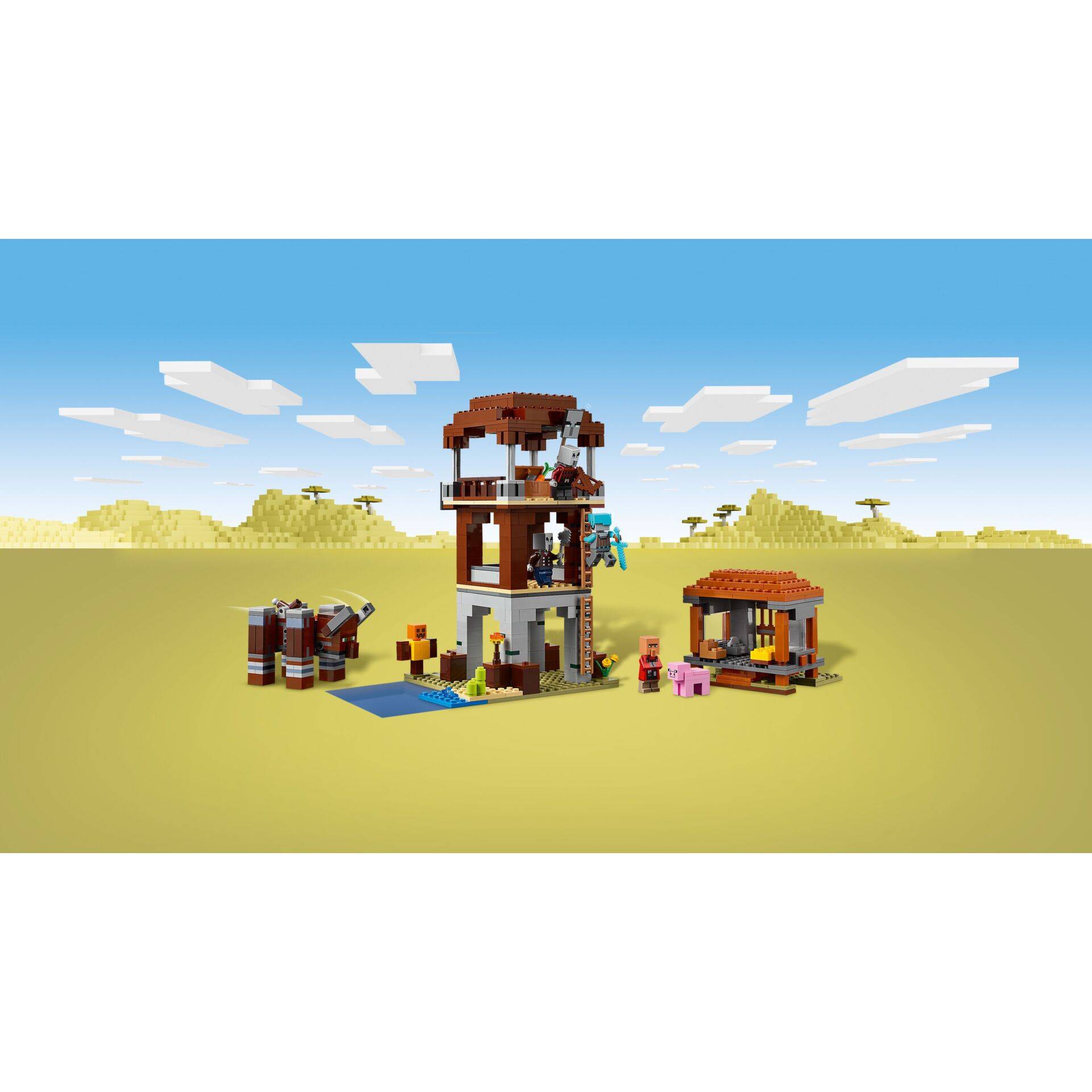 Lego ® Minecraft 21278 Ein Verwüster am Plünderer-Außenposten 21278-0