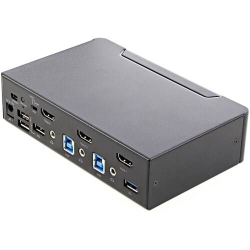 StarTech.com 2 Port HDMI KVM Switch Einzelmonitor 4K 60Hz Ultra HD HDR Desktop-1