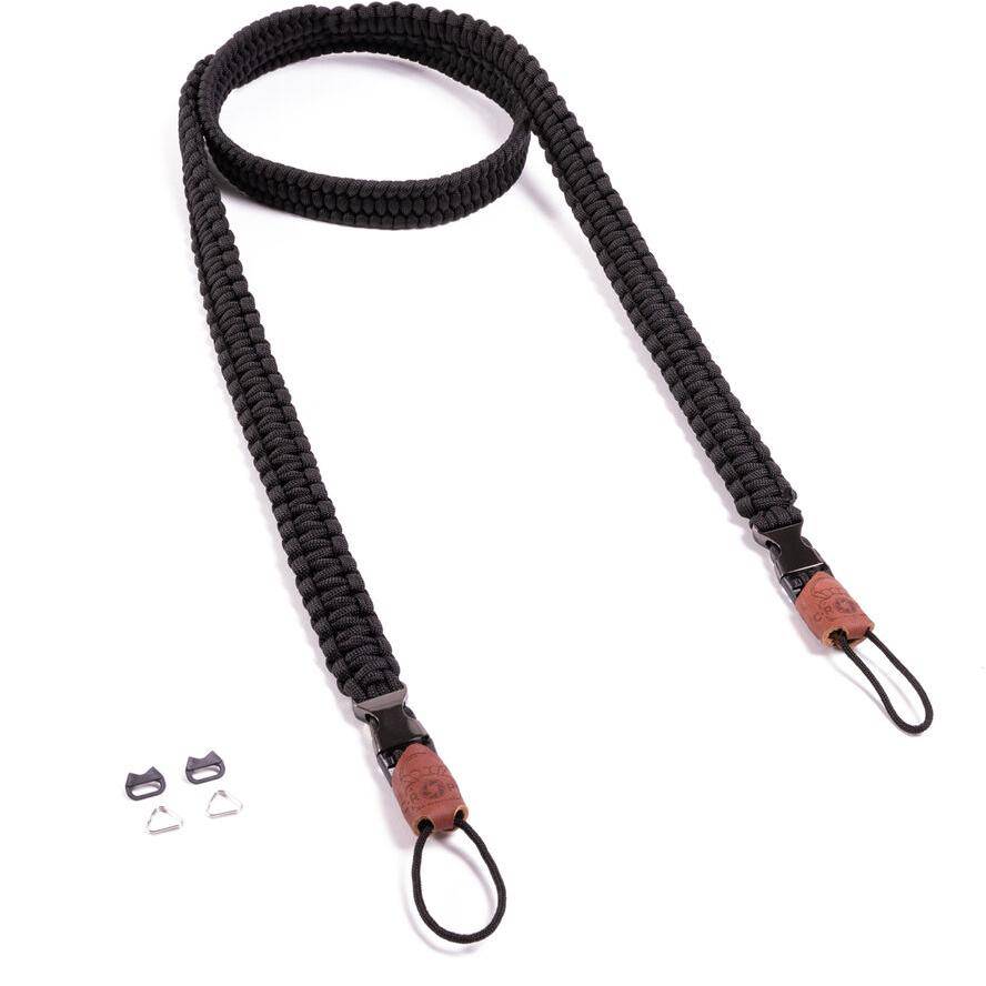 C-ROPE Kameragurt Traveler aus Paracord Silent Black retail-0