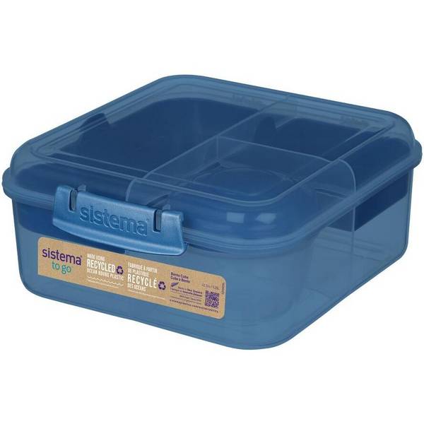 sistema To Go Box Bento Cube recyceltes PP 1,25 l 1 Stück Multimedia-Technik Lunchbox