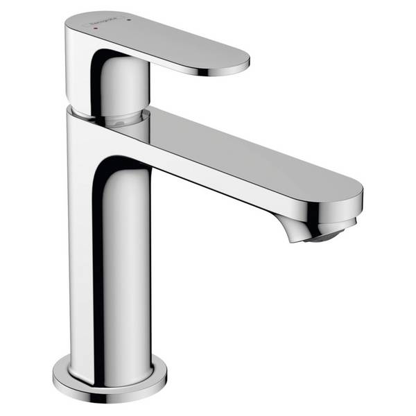 HG Einhebel-Waschtischmischer Rebris S 110, mit Zugstangen-Ablaufgarnitur chrom