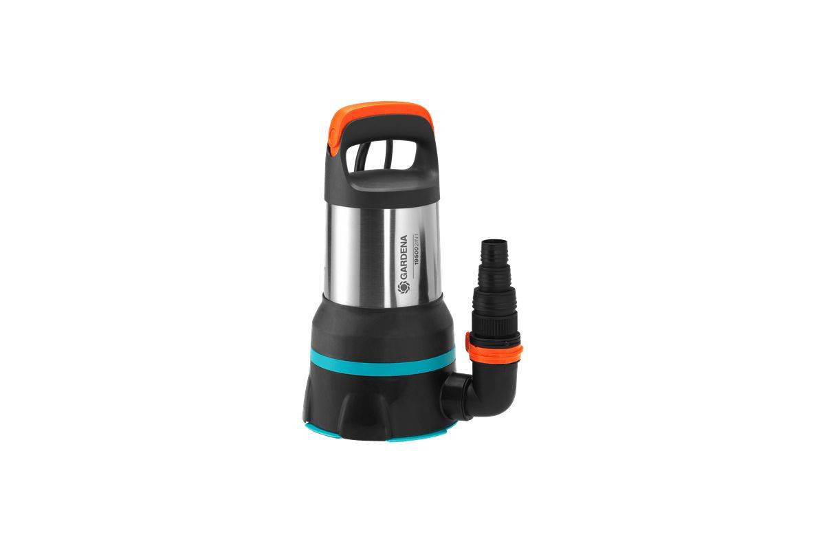 Gardena 19500 Aquasensor, 860 W, AC, 1 bar, 19500 l/h, IPX8, Schwarz, Grün, Edelstahl-0