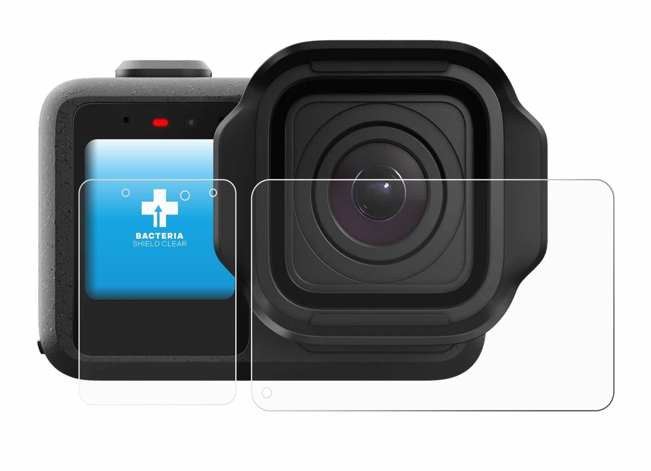 upscreen Schutzfolie für GoPro Mission 1 Pro Antibakterielle Folie Klar Anti-Kratzer-4
