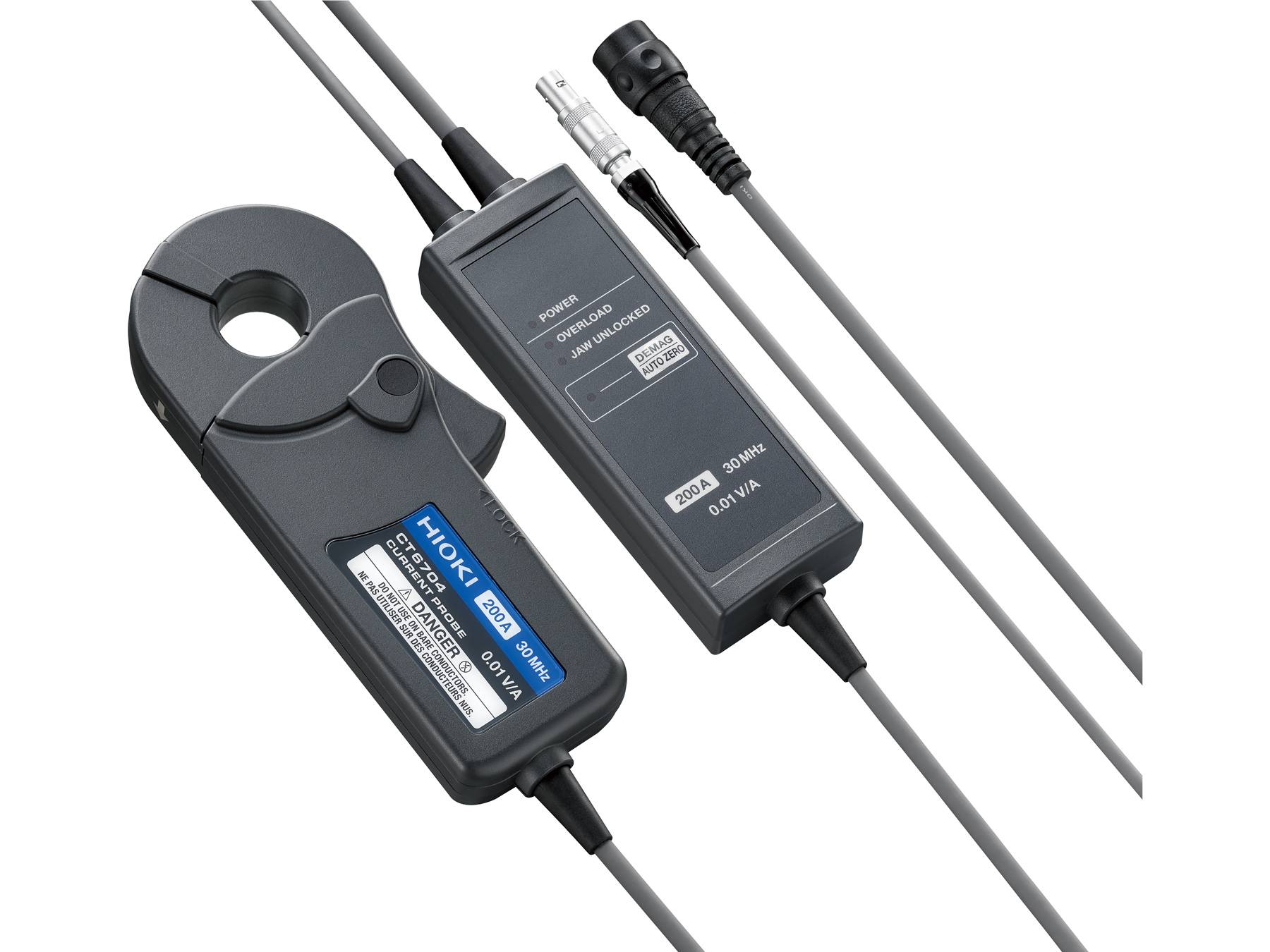 HIOKI CT6704 - AC/DC Fluxgate Stromsonde, 200 A / 30 MHz-0