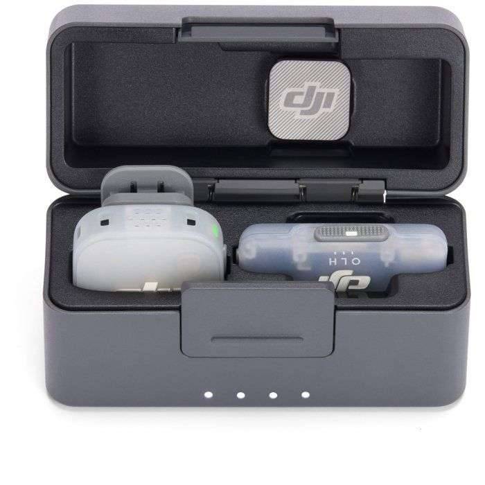 DJI Mic Mini 2 1TX+1Mob RX+Charg, Omnidirektional, 120 dB, 20 dB, Kamera-Montageaufnehmer, Taschensender, 2,4 - 2,4835 G-0