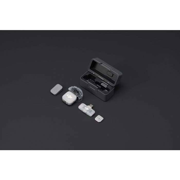 DJI Mic Mini 2 1TX+1Mob RX+Charg, Omnidirektional, 120 dB, 20 dB, Kamera-Montageaufnehmer, Taschensender, 2,4 - 2,4835 G-1