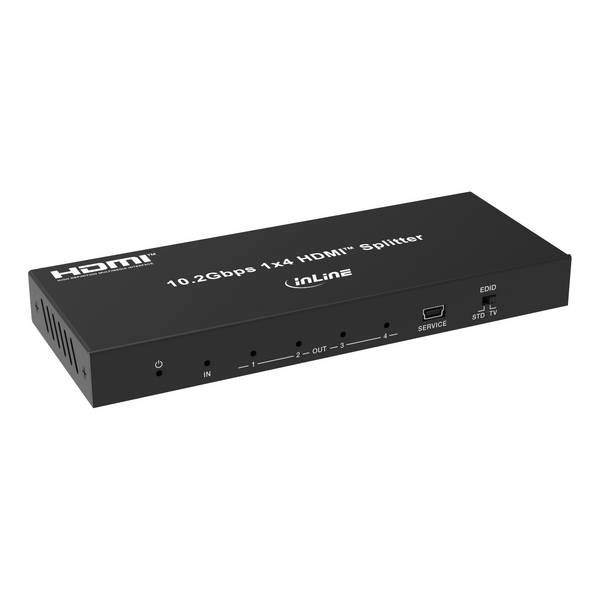 InLine® Video Splitter, 1x4, HDMI 4K/30Hz