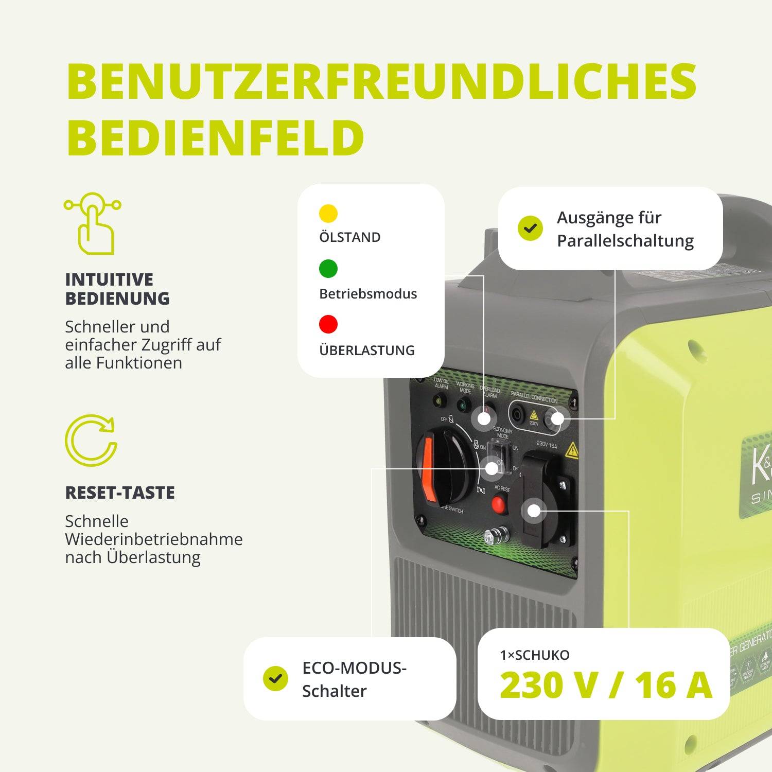 Inverter-Generator KSB 18i S-4