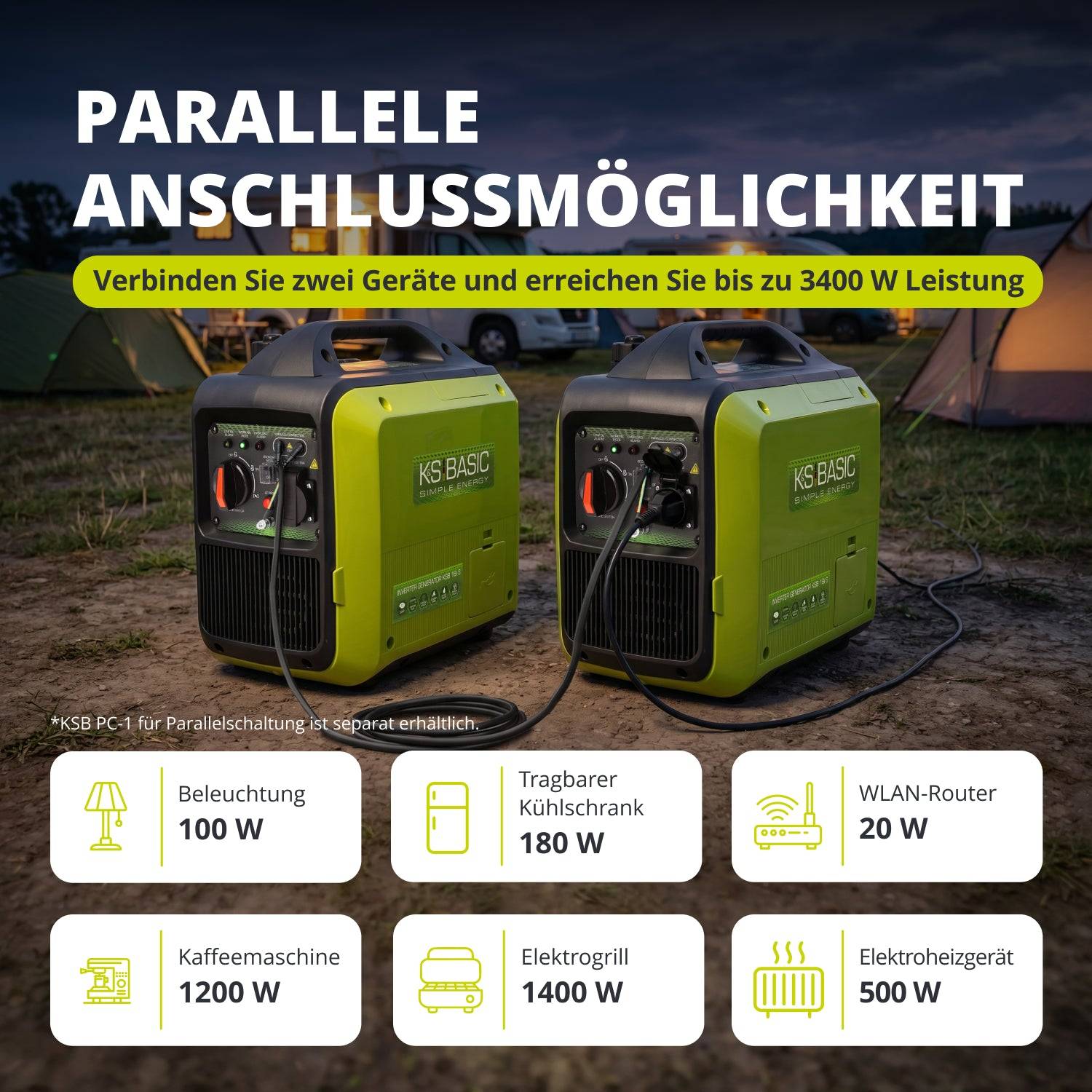 Inverter-Generator KSB 18i S-2