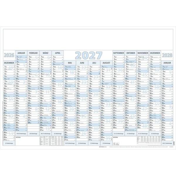 Plakatkalender 915 100x70cm 14 Monate gerollt 2027