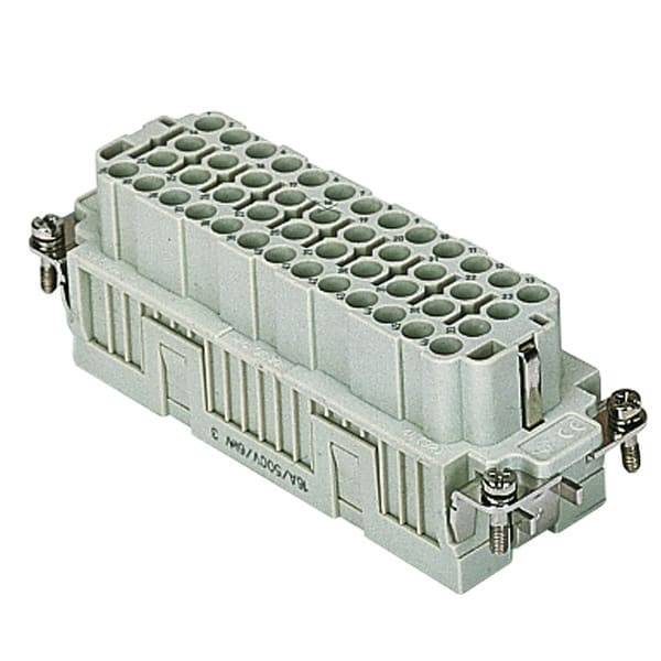 ILME CQEF 46 N Buchseneinsatz Gr.104.62 46P+PE Crimpanschluss 16A 500V Nr.47-92