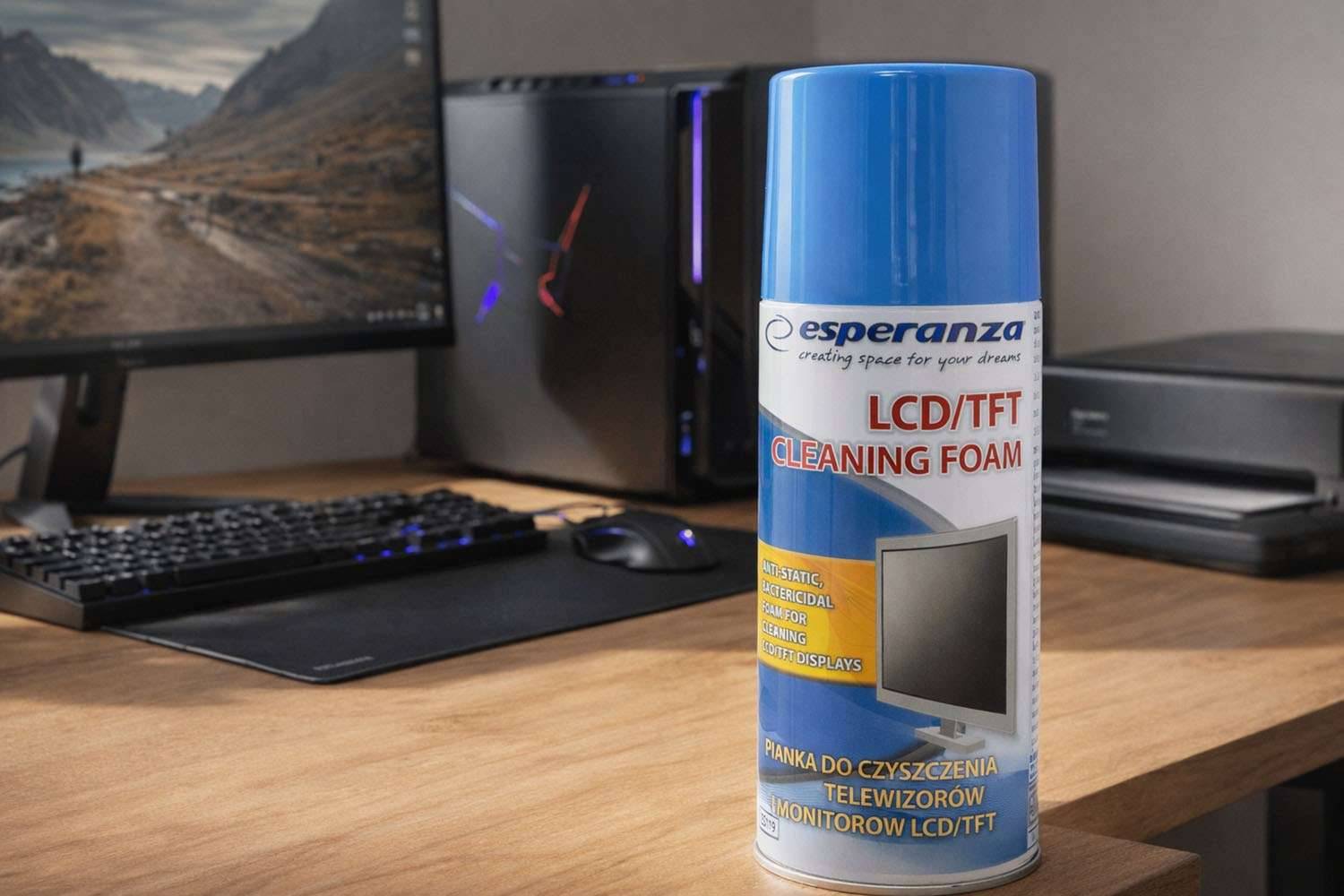 Esperanza ES119, Geräte-Reinigungsschaum, LCD / TFT / Plasma, 400 ml, Mehrfarbig, 1 Stück(e)-0