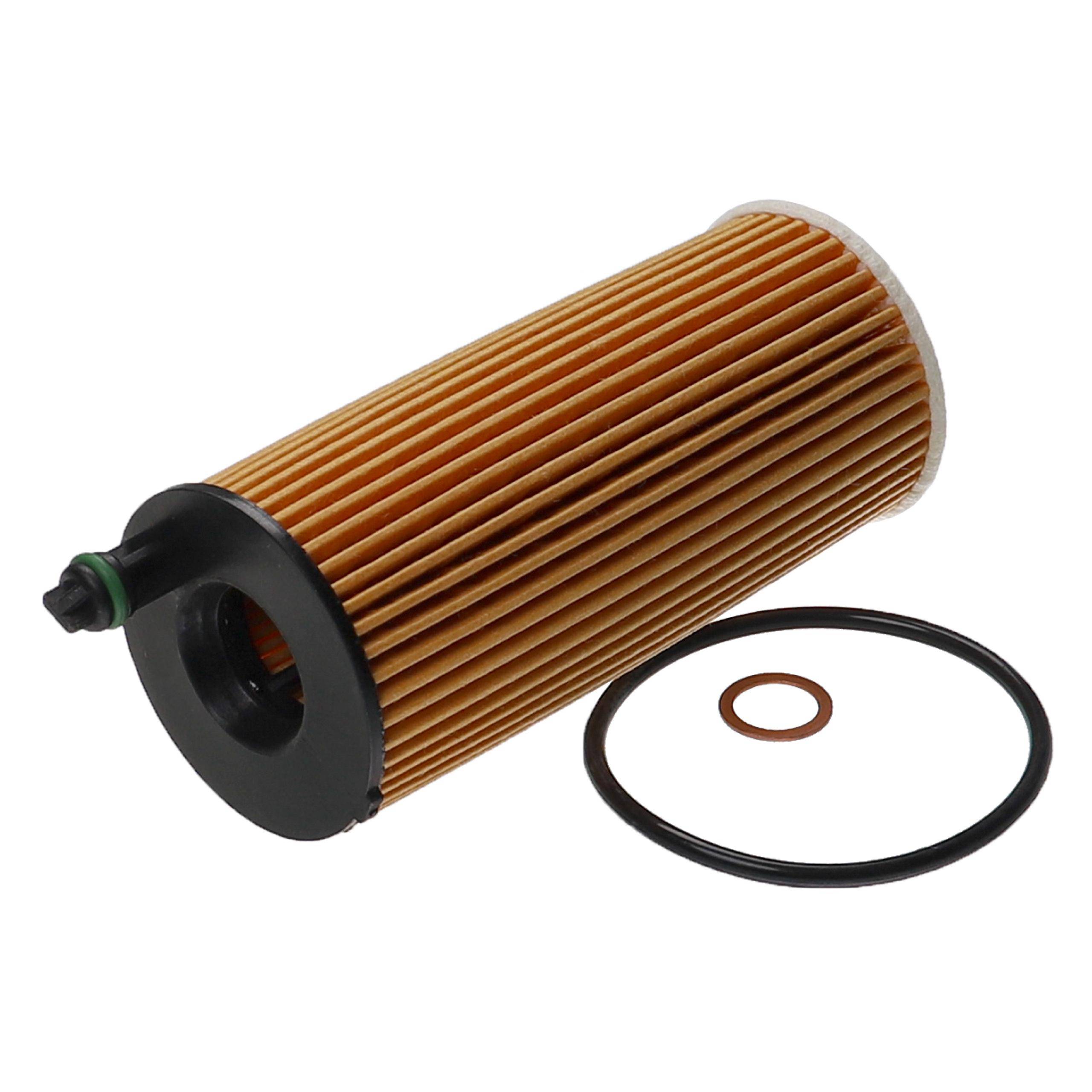 vhbw Ölfilter kompatibel mit BMW 7er | 2016/07-2019/02 G11 G12 725d Ld 1995 ccm 170 KW 231 PS KFZ-0