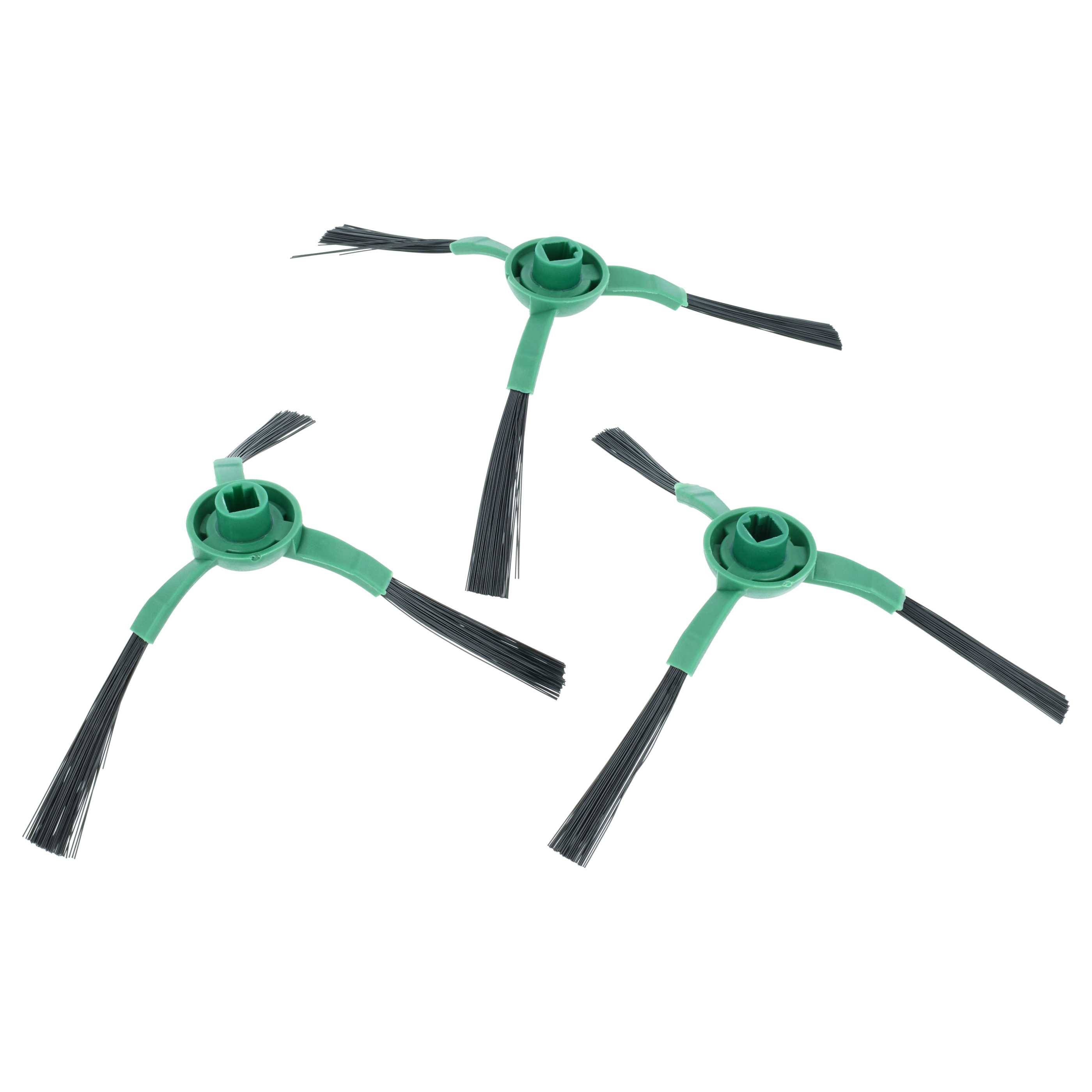 vhbw 3x Seitenbürste kompatibel mit iRobot Roomba Combo Essential Y011240 | Y0112 Saugroboter - Reinigungsbürsten Set-1