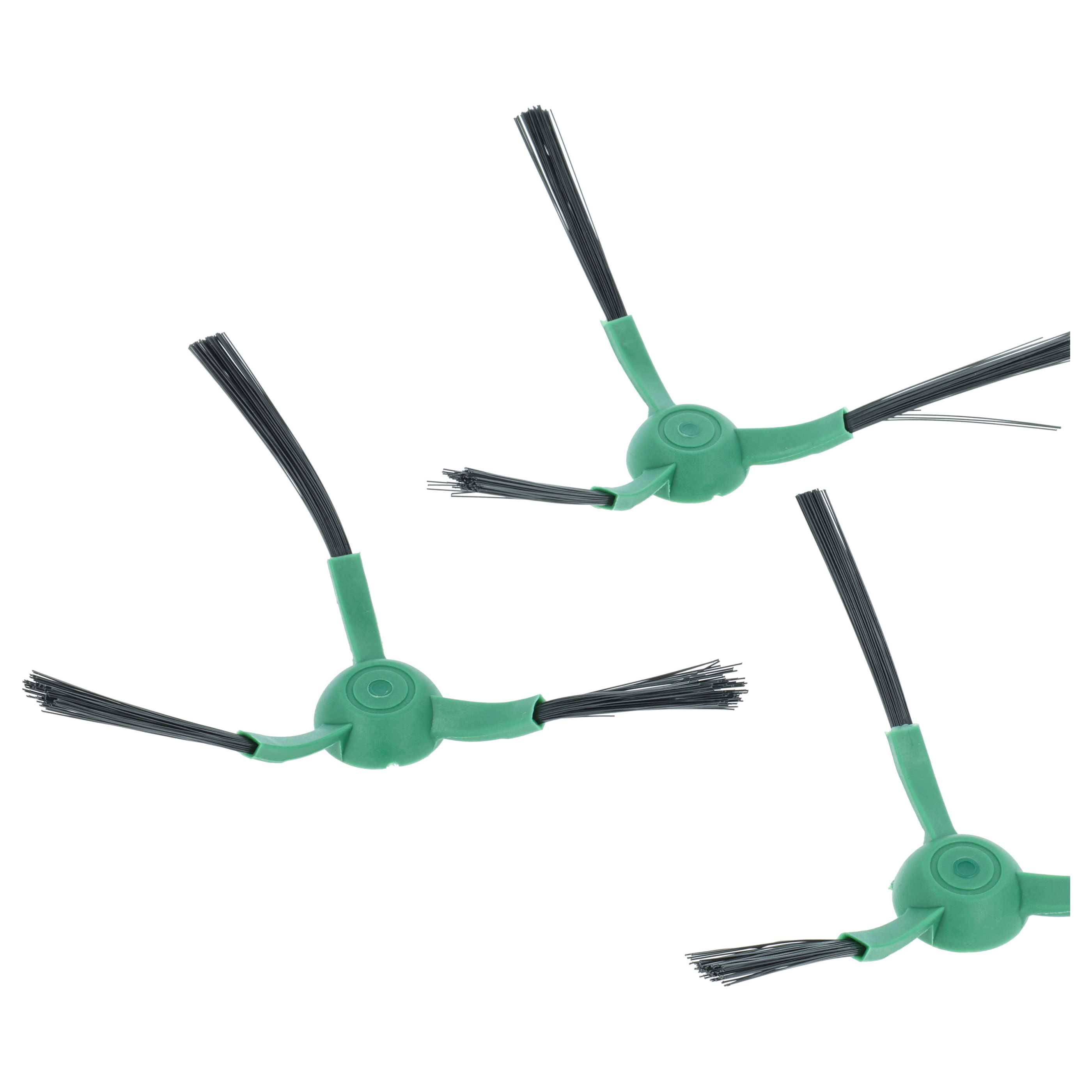 vhbw 3x Seitenbürste kompatibel mit iRobot Roomba Combo Essential Y011240 | Y0112 Saugroboter - Reinigungsbürsten Set-2