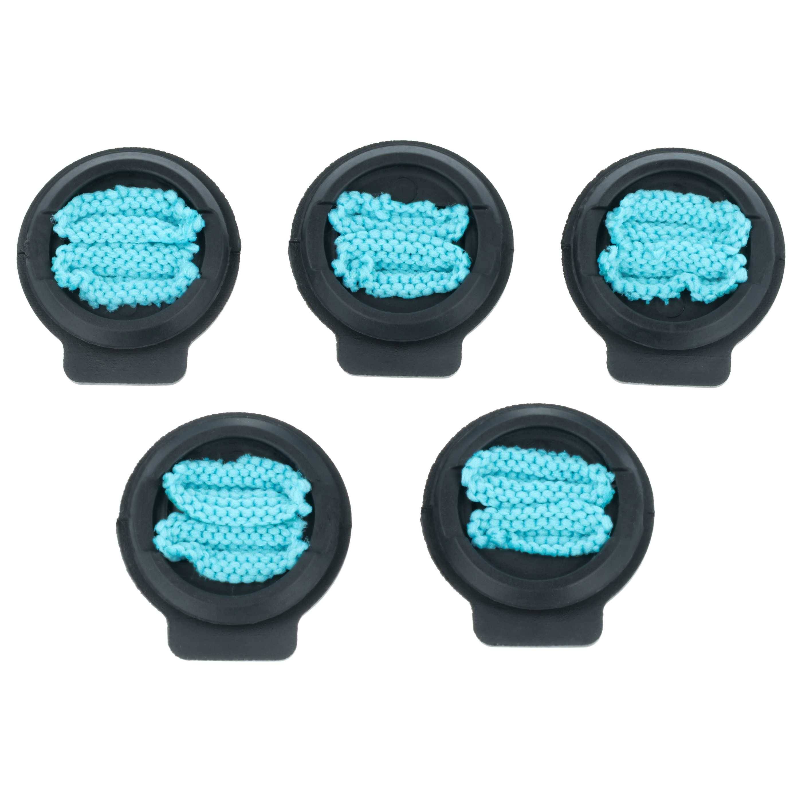 vhbw 5x Docht | Wick Cap kompatibel mit iRobot Roomba Combo St5821, St6471 Saugroboter mit Wischfunktion --1
