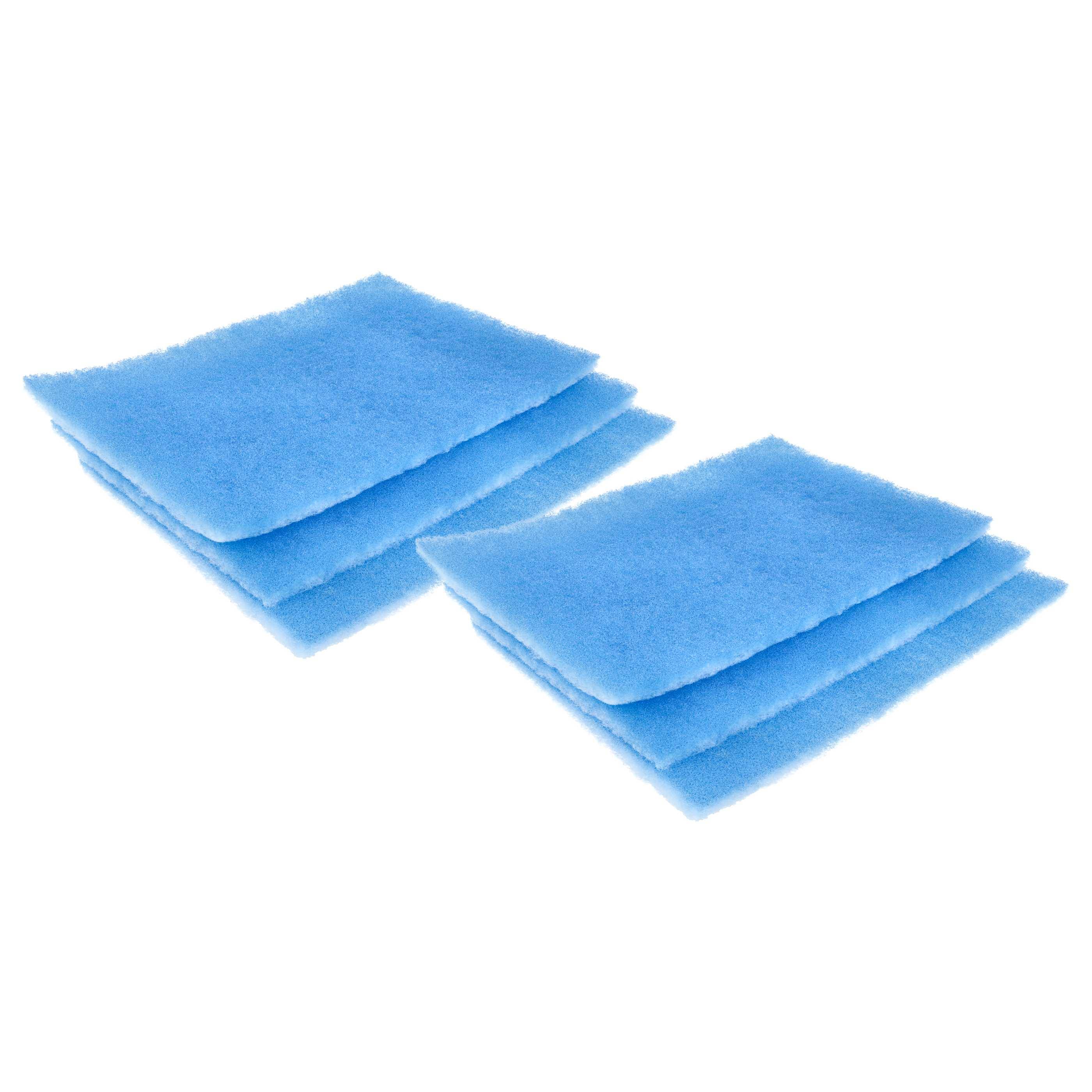 vhbw 6x Filterpad kompatibel mit POOL Total Poolsauger | Poolroboter - Feinfilter, 34 x 24 x 4,2 cm-0