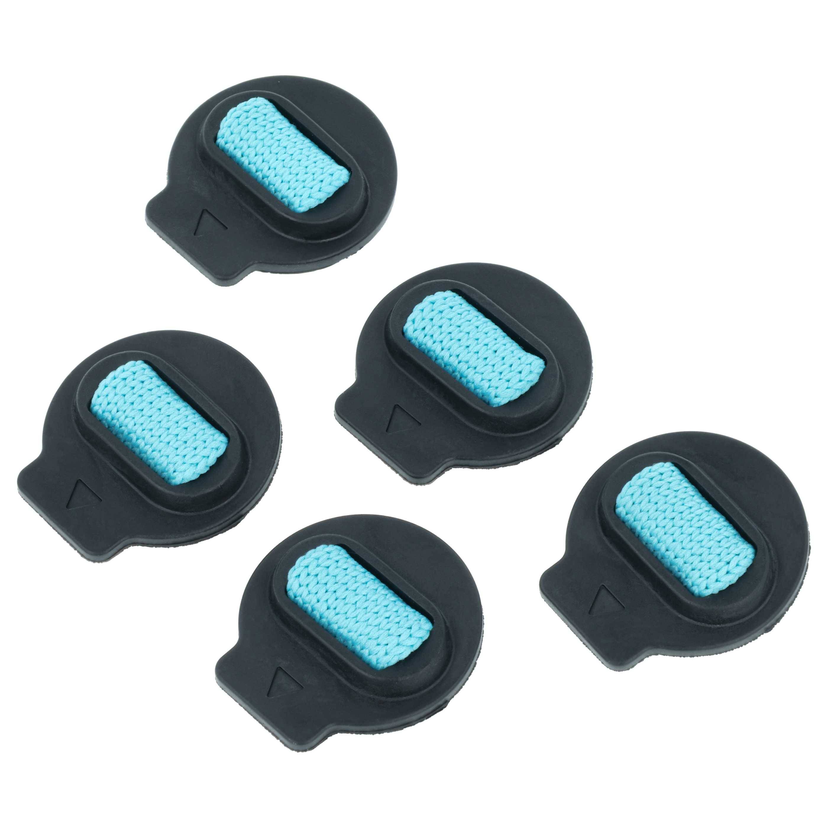 vhbw 5x Docht | Wick Cap kompatibel mit iRobot Roomba Combo St5821, St6471 Saugroboter mit Wischfunktion --0