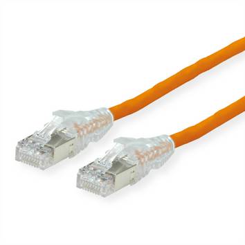 DÄTWYLER Patchkabel Cat.6A (Class EA) S/FTP, CU 7702 flex LSOH, AMP v2, orange, 3 m