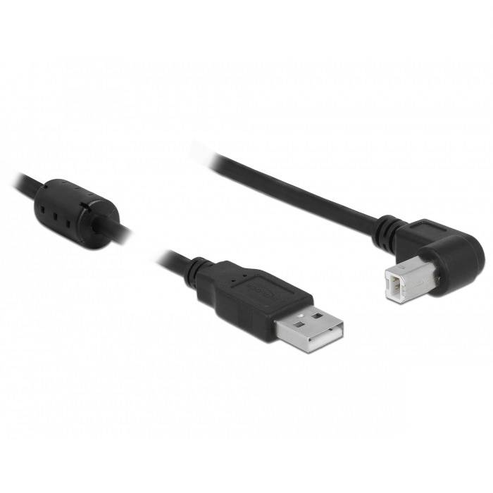 USB 2.0 Typ-A auf Typ-B gewinkelt 5m...-0