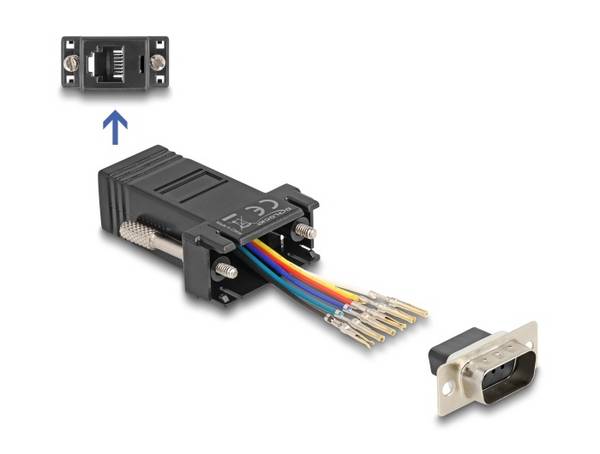 Delock Assembly Kit - Serieller Adapter - DB-9 (M)