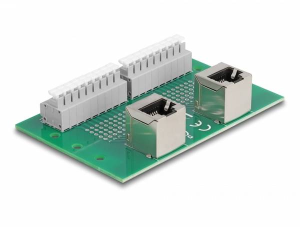 RJ45 Adapter 2xBuchse zu 2xTerminalblock...