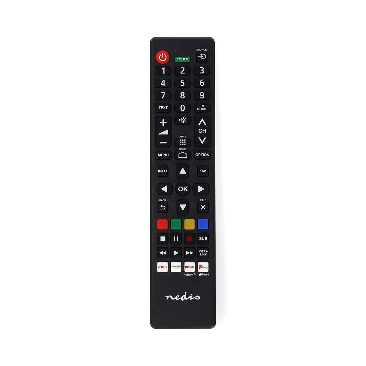 Nedis Ersatz Fernbedienung TVRC45PASHBK-0