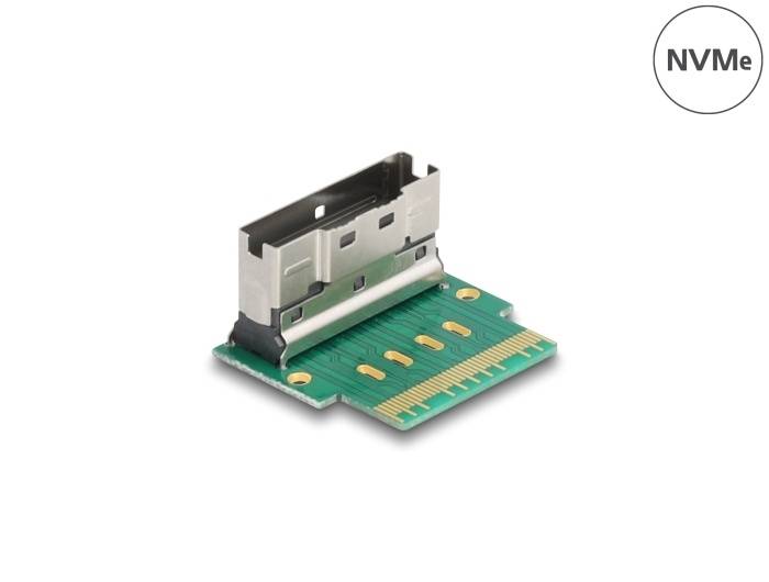 Slim SAS SFF-8654 8i 90° Adapter Stecker...
