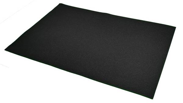 PU Schaumstoff, weich, schwarz, glatt, 553x353x6 mm