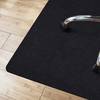 FLOORDIREKT Bodenschutzmatte Viking - Bürostuhlunterlage aus Polyester - Schwarz - 100 x 120 cm