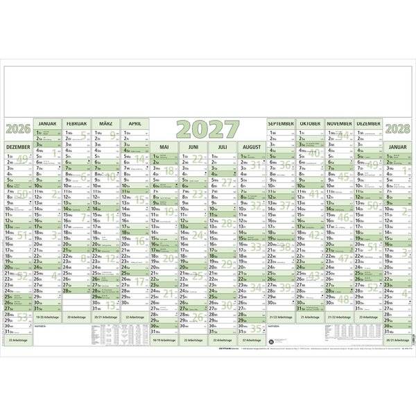 Plakatkalender 919 88x63cm 14 Monate VE=5 Stück gerollt 2027
