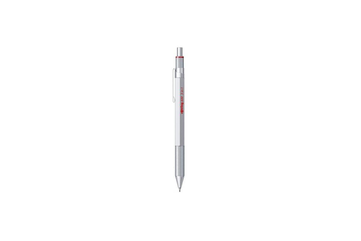 rOtring 2164109, Silber, Messing, Schwarz, Blau, Rot, Hexagonal, Stahl, 0,5 mm-0