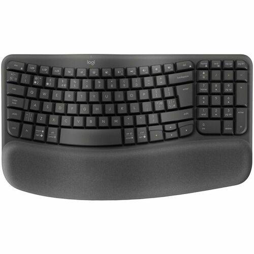 Logitech Wave Keys for Business Tastatur kabellos Bluetooth 5.1 LE QWERTY Graphite-2