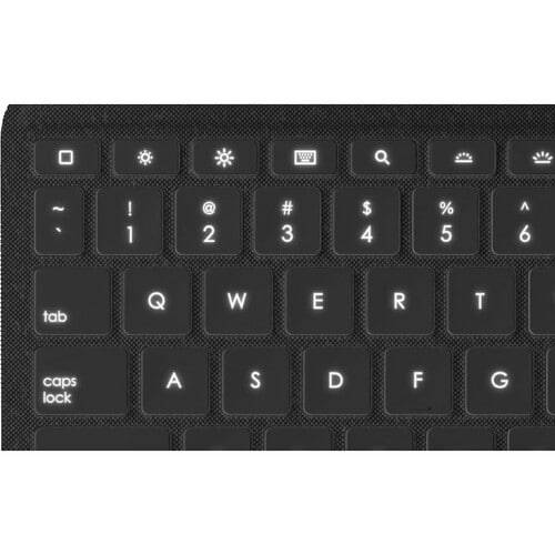 Logitech Combo Touch Tastatur und Foliohülle mit Trackpad backlit Apple Smart connector UK Englisch Graphite für-2