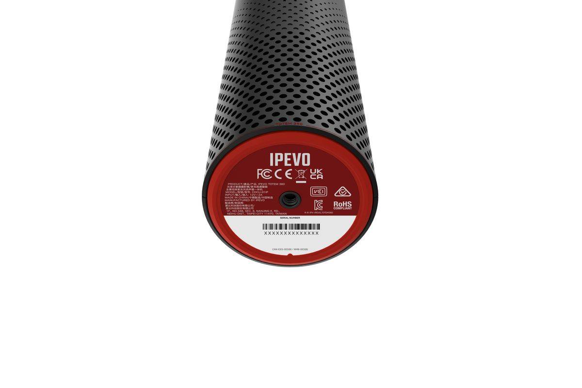 Ipevo KFT Konferenzkamera Totem 360 Mikro schwarz Multimedia-Technik Konferenzlös. Telefon Zubehör-1