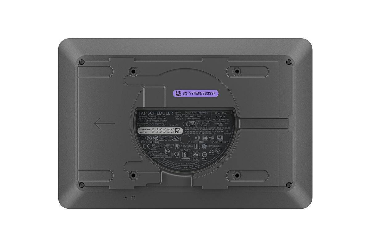 Logitech Tap Scheduler Purpose-Built Scheduling Panel for Meeting Rooms - Videok-1